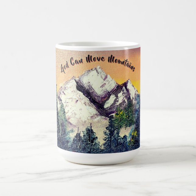 God Can Move Mountains Mug (Center)