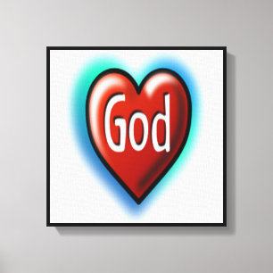 GOD CANVAS PRINT
