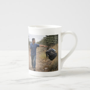 God cares for you bone china mug
