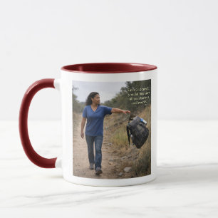 God cares for you mug