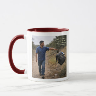 God cares for you mug