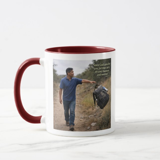 God cares for you mug (Left)