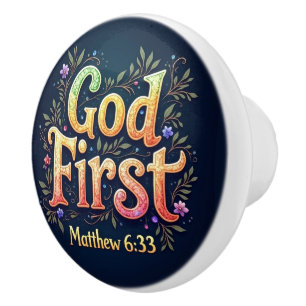 God Ceramic Knob