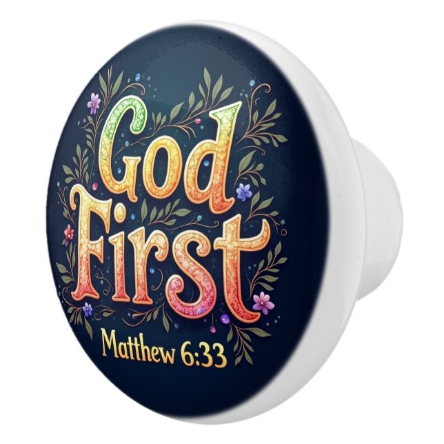 God Ceramic Knob (Right)