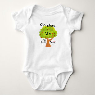 God chose ME! - Baby bodysuit  Bible verse