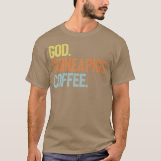 God Coffee Guinea Pigs T-Shirt