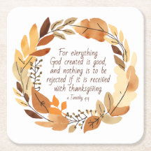 God Created Good | Thanksgiving Wreath | Neutrals