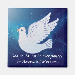 GOD CREATED MOTHERS MAGNET