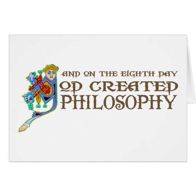 God Created Philosophy (Front Horizontal)