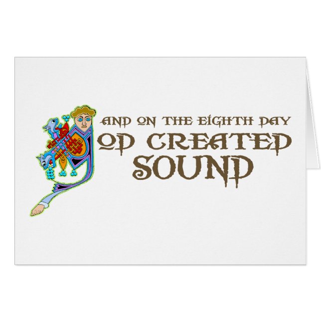 God Created Sound (Front Horizontal)
