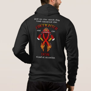 God Created the Firefighter Hoodie