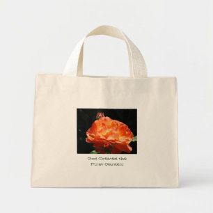 God Created the First Garden! tote bag Orange Rose