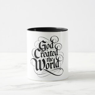 God Created the World Mug