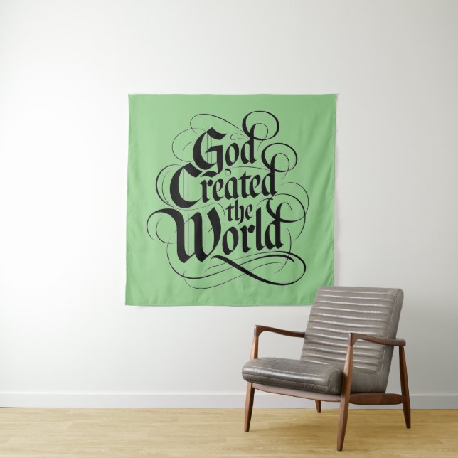 God Created the World Tapestry (In Situ)