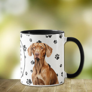 God Created Vizsla Dog Mug