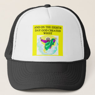 god created whist trucker hat