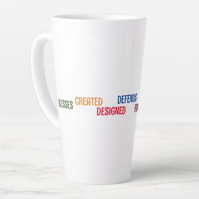 God Designed Me Collection Soup Mug (Left Angle)
