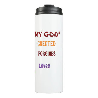 God Designed Me Collection  Thermal Tumbler