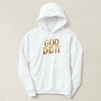 God Did It – Faith-Inspired Christian hoodie