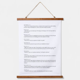 “God Directs My Path” Inspirational Wall Hanging Tapestry