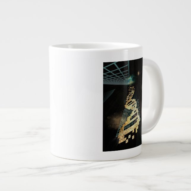 God doesn't play dice 2014 large coffee mug (Front Right)