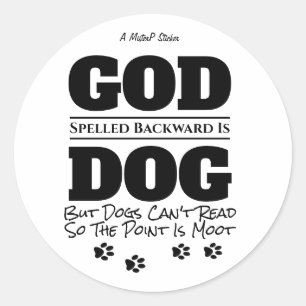 God/Dog - A MisterP Sticker