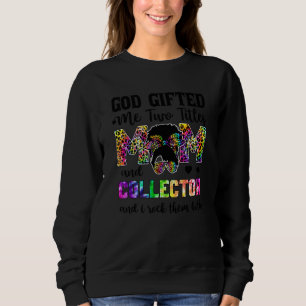 God Ed Me Two Titles Mum And Leopard Collector Sweatshirt