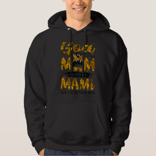 God Ed Me Two Titles Mum And Mami Sunflower Mother Hoodie