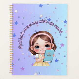 God embraces me with his word planner
