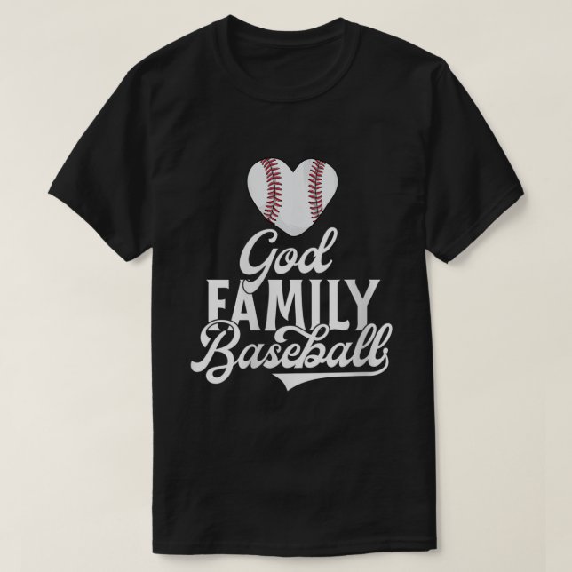 God Family Baseball Shirt South Christian Mom Base (Design Front)
