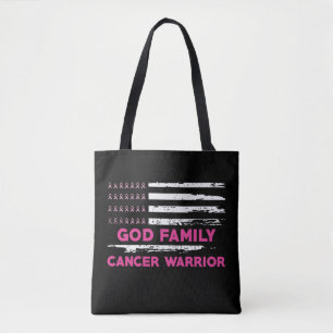 god family breast cancer awareness tote bag