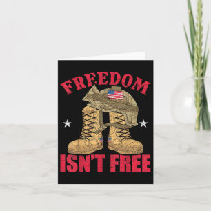 God Family Country American Soldier Us Flag Memori Card