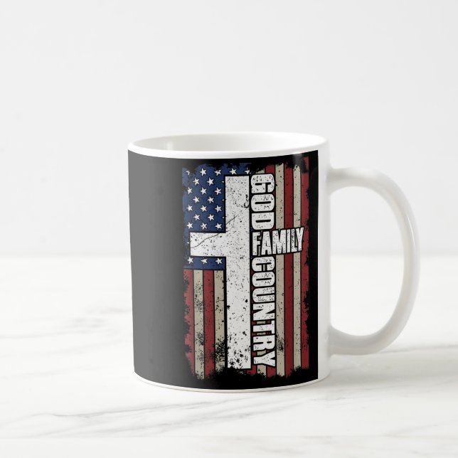 God Family Country  Coffee Mug (Right)