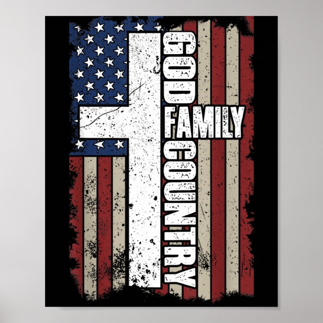 God Family Country  Poster (Front)