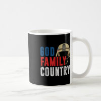 God Family Country Soldier Usa Proud American Memo