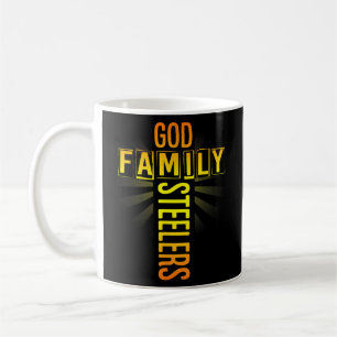 God Family Steeler Father's Day Gift Coffee Mug