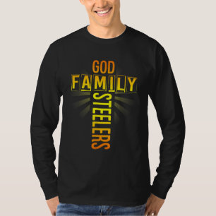 God Family Steeler Father's Day Gift T-Shirt