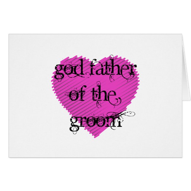 God Father of the Groom (Front Horizontal)