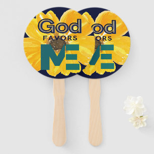God Favours Me Hand Fan