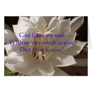 God Filled Soul Card