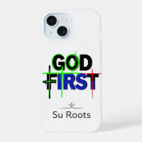 God First Christian Phone Case by Su Roots