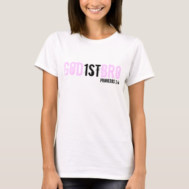 God first Jesus t-shirt (Front)