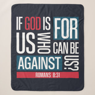 God for us sherpa blanket