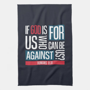 God for us tea towel