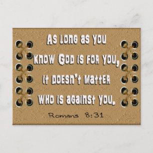 God for you postcard