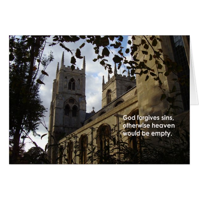 God forgives... (Front Horizontal)