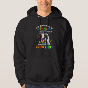 God Found Some Of The Strongest Women Sisters Auti Hoodie