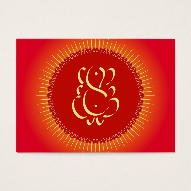 God Ganesha with sun rays (Front)