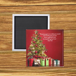 God Gave The Greatest Gift Of All, His Son Magnet