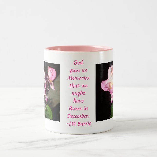 God Gave us Roses Two-Tone Coffee Mug (Center)